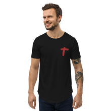 Load image into Gallery viewer, The Cross Men&#39;s Curved T-Shirt
