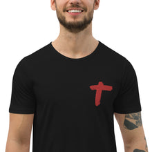 Load image into Gallery viewer, The Cross Men&#39;s Curved T-Shirt
