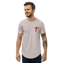 Load image into Gallery viewer, The Cross Men&#39;s Curved T-Shirt
