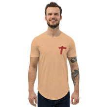 Load image into Gallery viewer, The Cross Men&#39;s Curved T-Shirt
