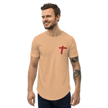 Load image into Gallery viewer, The Cross Men&#39;s Curved T-Shirt
