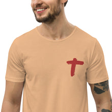 Load image into Gallery viewer, The Cross Men&#39;s Curved T-Shirt
