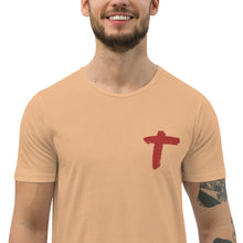 Load image into Gallery viewer, The Cross Men&#39;s Curved T-Shirt
