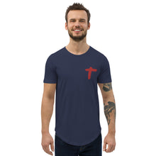 Load image into Gallery viewer, The Cross Men&#39;s Curved T-Shirt
