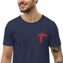 Load image into Gallery viewer, The Cross Men&#39;s Curved T-Shirt
