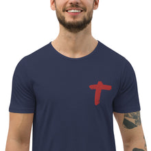 Load image into Gallery viewer, The Cross Men&#39;s Curved T-Shirt
