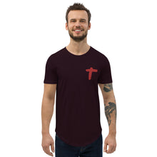 Load image into Gallery viewer, The Cross Men&#39;s Curved T-Shirt
