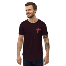 Load image into Gallery viewer, The Cross Men&#39;s Curved T-Shirt
