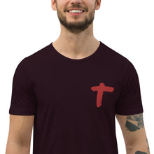 Load image into Gallery viewer, The Cross Men&#39;s Curved T-Shirt
