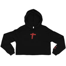 Load image into Gallery viewer, The Cross Crop Hoodie
