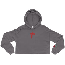 Load image into Gallery viewer, The Cross Crop Hoodie
